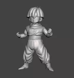 Kid Gohan (Short hair) 3D Model
