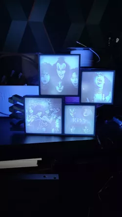 KISS lamp litho