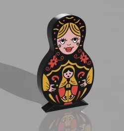 lamp russian doll