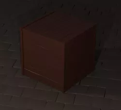 large crate (wood)