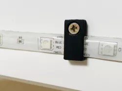 LED strip - clamp clip holder