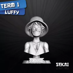Luffy Bust - Sekai 3D Models - Tested and Ready for 3D printing