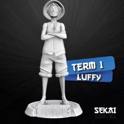 Luffy Sculpture - Sekai 3D Models - Tested and Ready for 3D printing