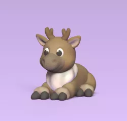 Lying Moose