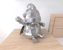 Majin Buu Chibi Chibi LowPoly