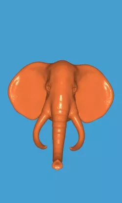 Makeit realistic wall hang animal head collection Elephant head