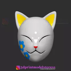 Makomo Mask Kimetsu no Yaiba Costume Cosplay Helmet