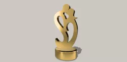 Man Woman Kiss Sculpture, Love Statue, Forever Eternal Love Couple In Love, romantic statuette, eternal kiss, bodies in heart shape