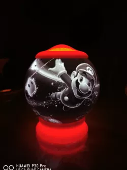 Mario Odyssey Litophane Lamp