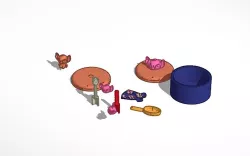 Matt stitch accessories