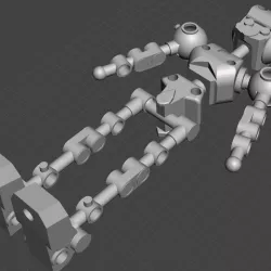 Medabot Tinpet Scan & Solidworks parts