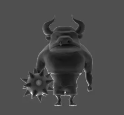Minotaurus One piece 3D Model