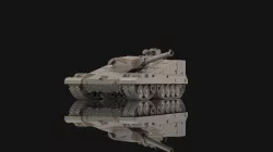 Object-490 1/35 SCALE 3D print model