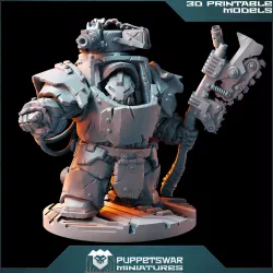 Orc Chieftain in buster armour