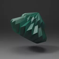 origami folding faceted origami lamp
