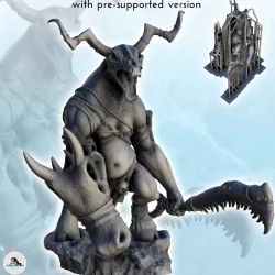 Orobas infernal daemon (+ presupported version) (8) - Darkness Chaos Medieval Age Fantasy