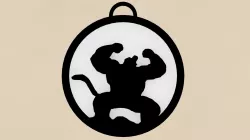 OZARU DRAGON BALL KEYCHAIN