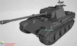 Panther G Tank Late-1.(STL-1/144)