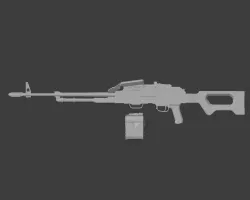 PKM 7.62mm russian machine gun