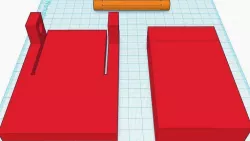 Plastic snap hinge for projects