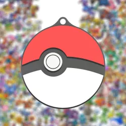Pokeball Keychain