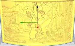 Pokemon (fan art) Lithophane Frozen Pikachu