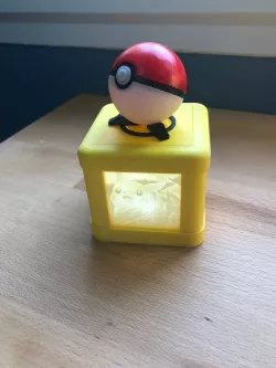 POKEMON STYLE LITHOPHANIE (LIGHT)