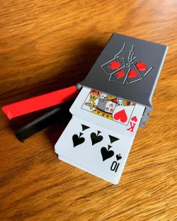 POKER CARDS DUAL BOX/CAJA PARA NAIPES DOBLE