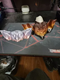 Print in Place Gizmo and Gremlin Heads