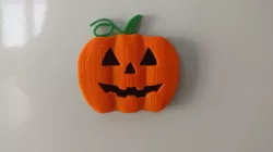 pumpkin fridge magnet