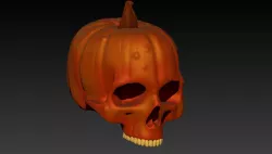 PUMPKIN SKULL