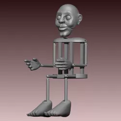 Puppet old person Puppet old person 001 BETA-STL-ZTL