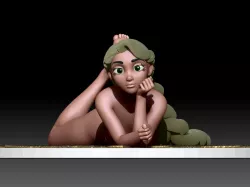 Rapunzel nude