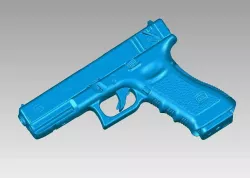 Real Glock 18C Replica 3D Scan