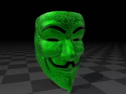 reptilian Guyfawkes mask anonymous