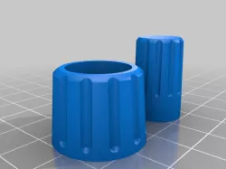 Rotary concentric knobs