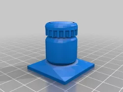 Rubber Stamp Handle - Bottle