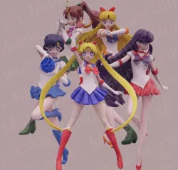 SAILOR MOON MARS MERCURY MARS MERCURY JUPITER VENUS - 5 FOR THE PRICE OF 4-