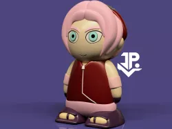 SAKURA HARUNO_CHIBI_NINJA_CHARACTER_NARUTO SHIPPUDEN_NARUTO_ANIME
