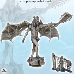 Satanus infernal daemon (+ presupported version) (9) - Darkness Chaos Medieval Age Fantasy