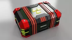 scifi crate, chest