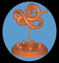 shenron with dragon ball 3d models 【 STLFinder