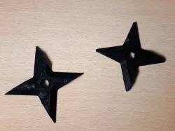 Shuriken 2 models ninja star for practice or play