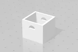 Simple Milk Crate/Box w/Handles