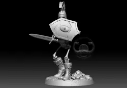 skeleton footman sword