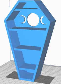 Smaller single piece coffin (with lid!)