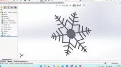 Snow Flake 3D Printing