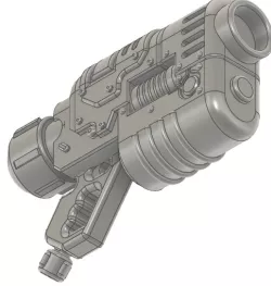Space dwarf plasma cannon