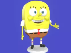 Spongebob meme sculpture 3D print
