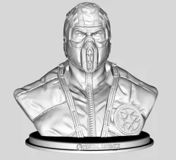 sub zero bust (mortal kombat)